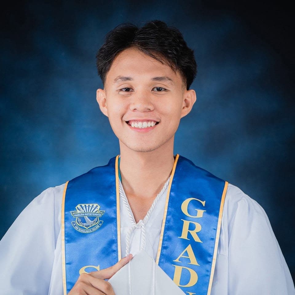 Julieto Camano Lirazan Jr., graduation photo